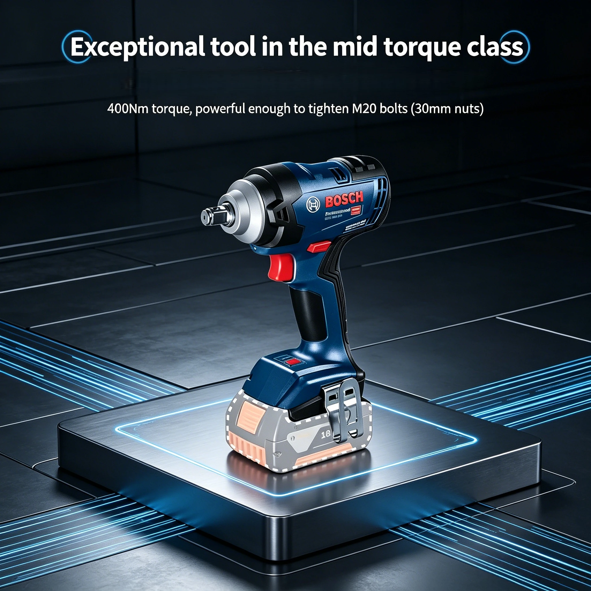 ‌ مفتاح ربط كهربائي لاسلكي بوش - مراجعة Torque Wrench وسعره