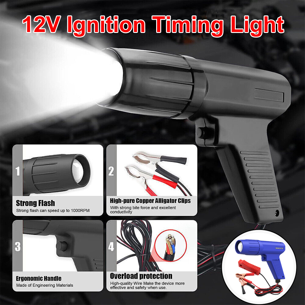 12 فولت سيارة الإشعال توقيت ضو - مراجعة Timing Light Gun وسعره
