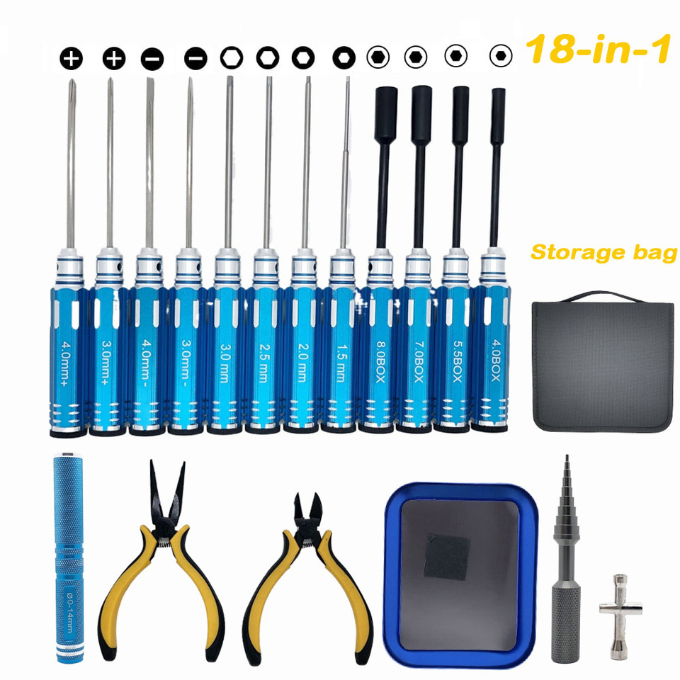 مجموعة أدوات RC 18 في 1، تتضمن - مراجعة Socket Set وسعره