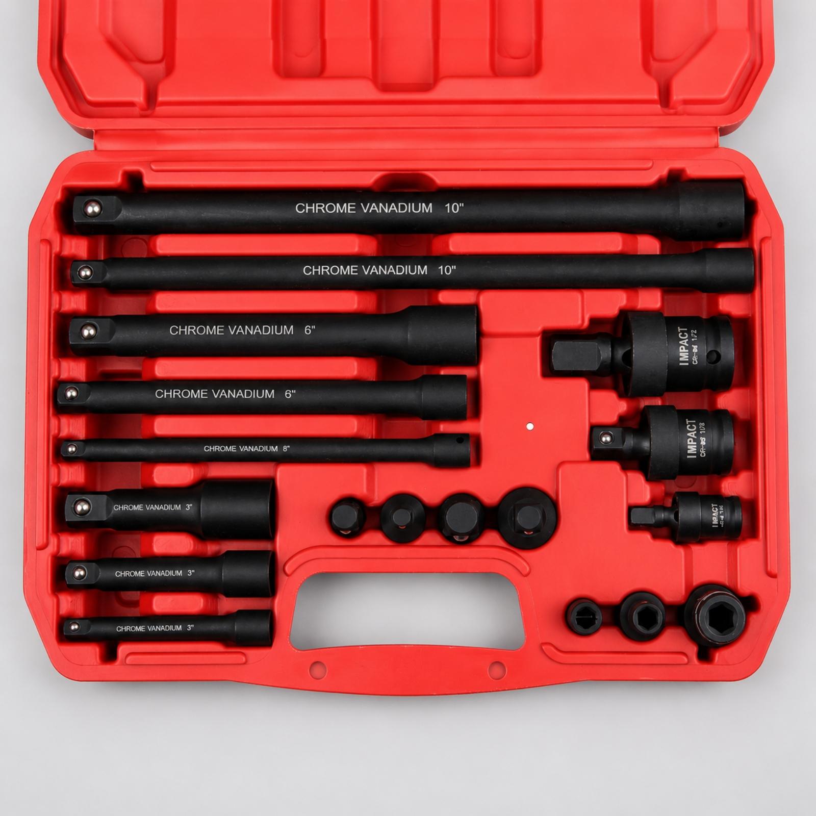 طقم مفتاح ربط كهربائي 18 قطعة  - مراجعة Automotive Tools وسعره