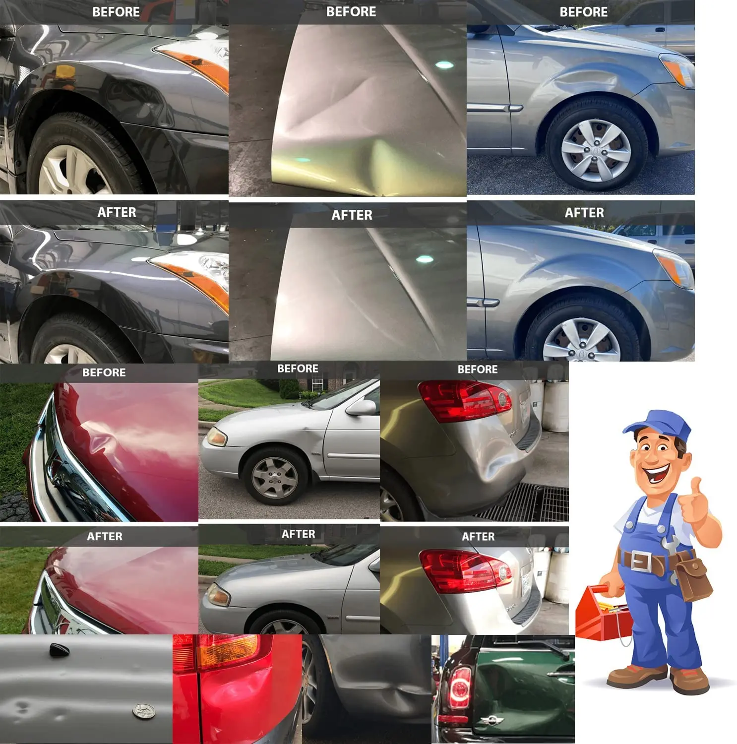 أداة سحب لإصلاح انبعاجات السيا - مراجعة Car Repair Tools وسعره