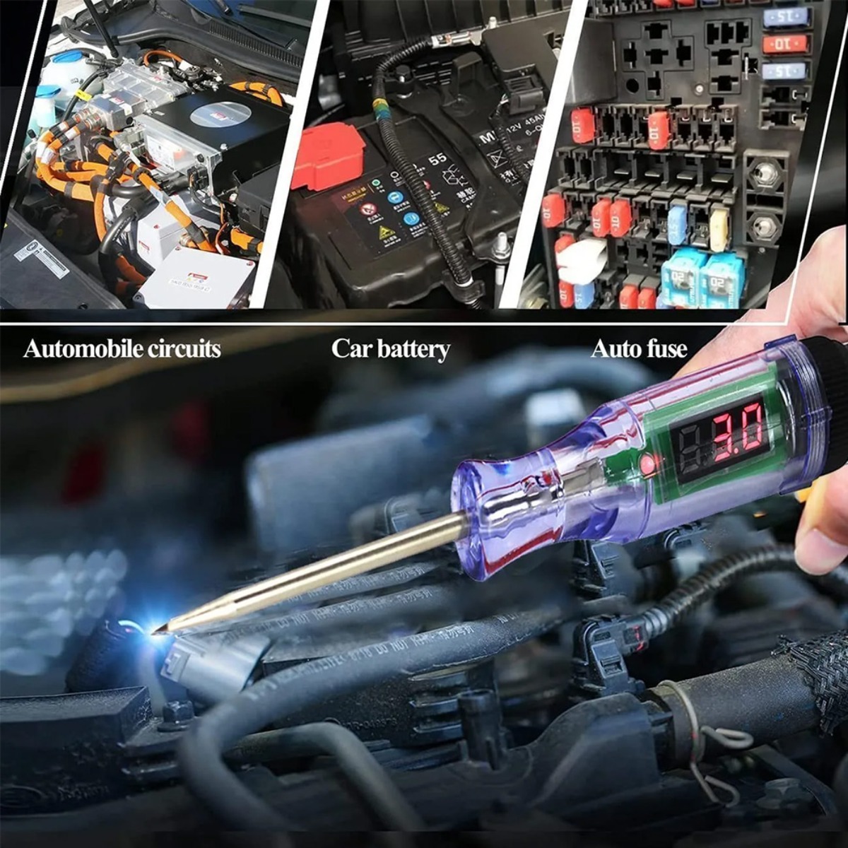 جهاز اختبار دائرة الجهد للسيار - مراجعة Car Diagnostic Tool وسعره